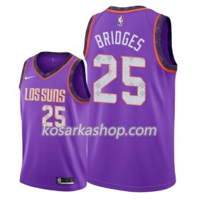 Dres Phoenix Suns Mikal Bridges 25 Nike 2018-19 City Edition Ljubičasta Swingman